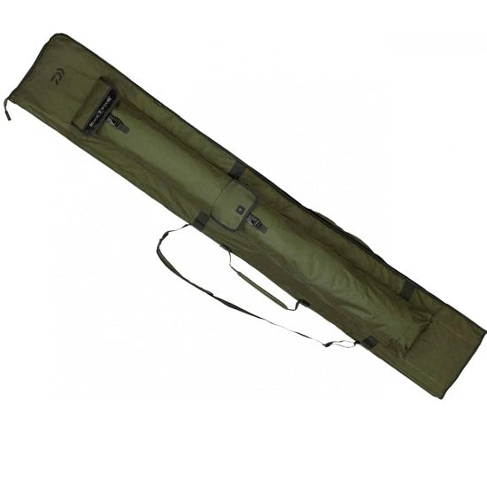 Husa Daiwa Black Widow Holdall 3 Lansete Plus 3 Mulinete 200x40cm
