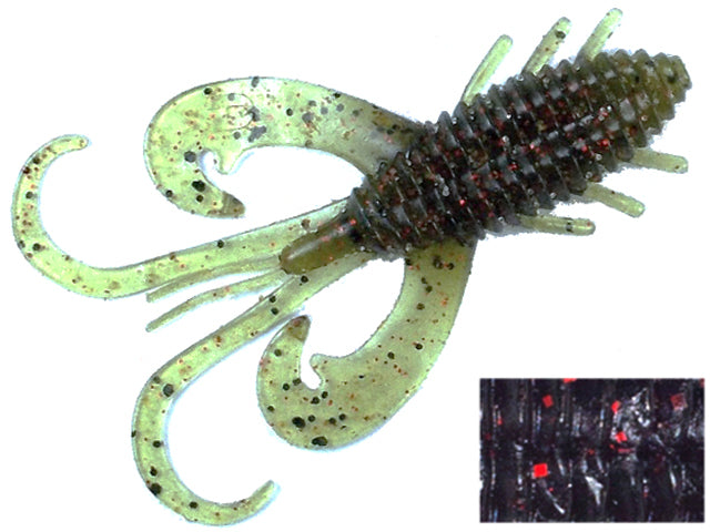 HYPERVIBE COLMIC 3.5&quot; 8.9cm BLACK RED FLK
