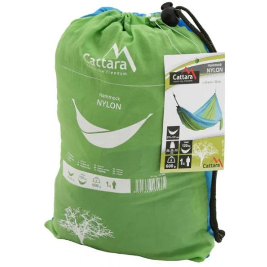 Hamac Cattara Textil, Verde-albastru, 275x137cm