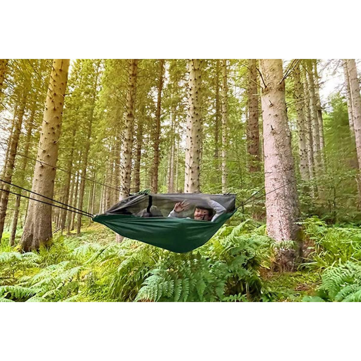 Hamac DD Junior Frontline DD Hammock Olive Green, 1.9mx1.1m
