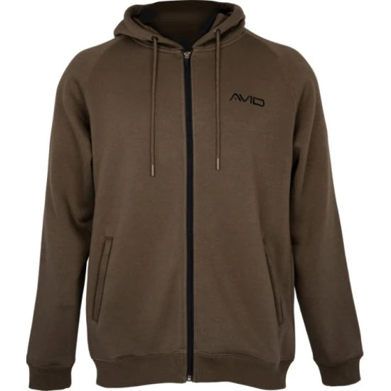 Hanorac Avid Compound Zip Hoodie Brown, Masura L