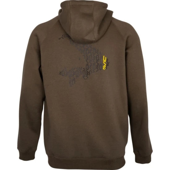 Hanorac Avid Compound Zip Hoodie Brown, Masura M