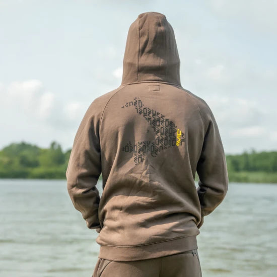 Hanorac Avid Compound Zip Hoodie Brown, Masura S
