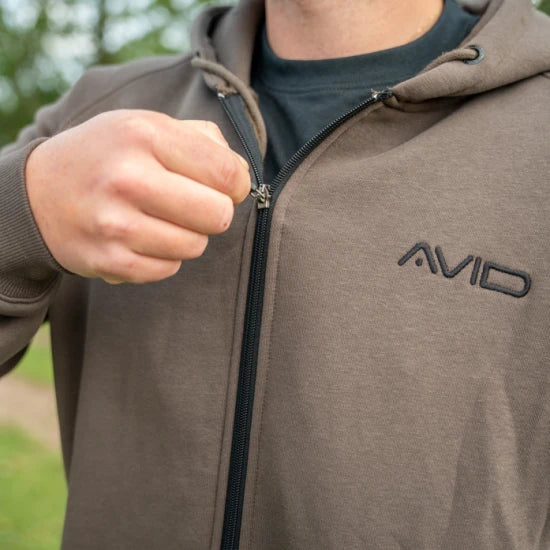 Hanorac Avid Compound Zip Hoodie Brown, Masura S