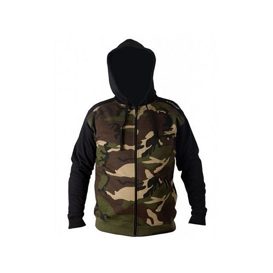 Hanorac Avid Carp Camo Black Zip XL