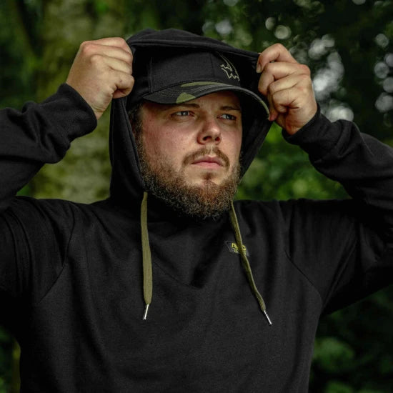 Hanorac Avid Carp Minimal Hoodie Black, Marime M