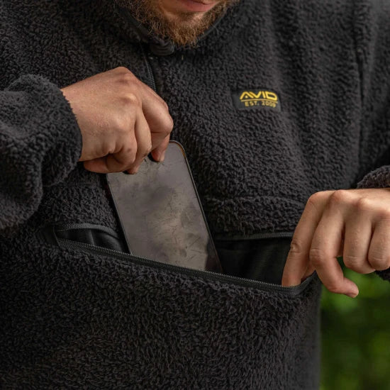 Hanorac Avid Carp Sherpa Pullover, Marime S