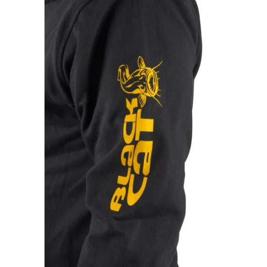 Hanorac Black Cat Black Hoody, Marime M
