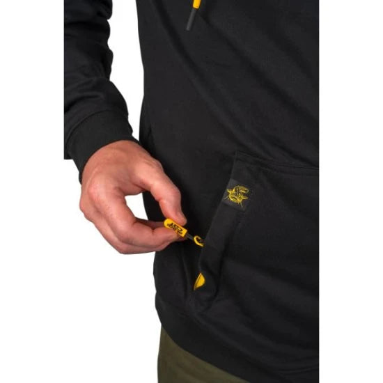 Hanorac Black Cat Black Zip Hoody, Marime L