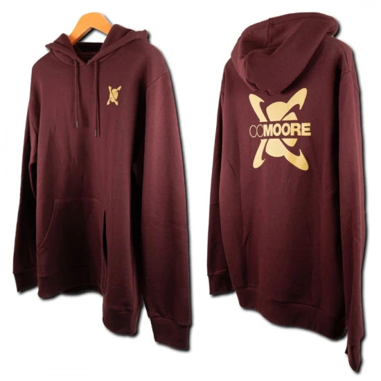 Hanorac Cc Moore Burgundy Hoodie, Marime Xl