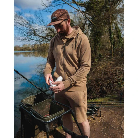 Hanorac Fox Collection Lw Zip Hoody Tan Ltd Brown, Marimea L