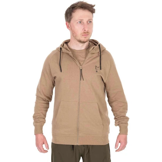 Hanorac Fox Collection Lw Zip Hoody Tan Ltd Brown, Marimea L