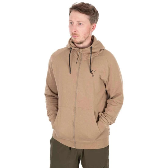 Hanorac Fox Collection Lw Zip Hoody Tan Ltd Brown, Marimea Xl