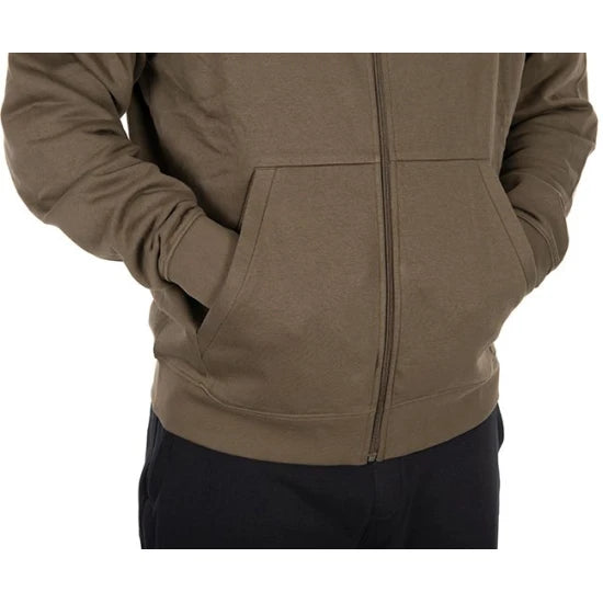 Hanorac Fox Collection Zipped Hoody, Green, Masura L