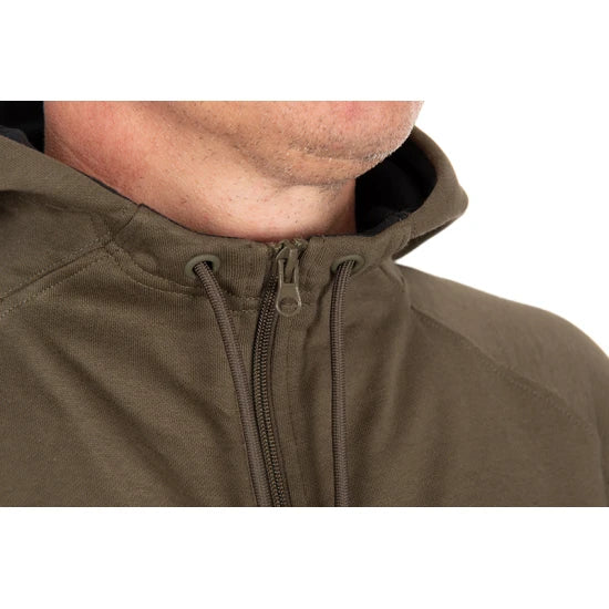 Hanorac Fox Collection Zipped Hoody, Green, Masura L