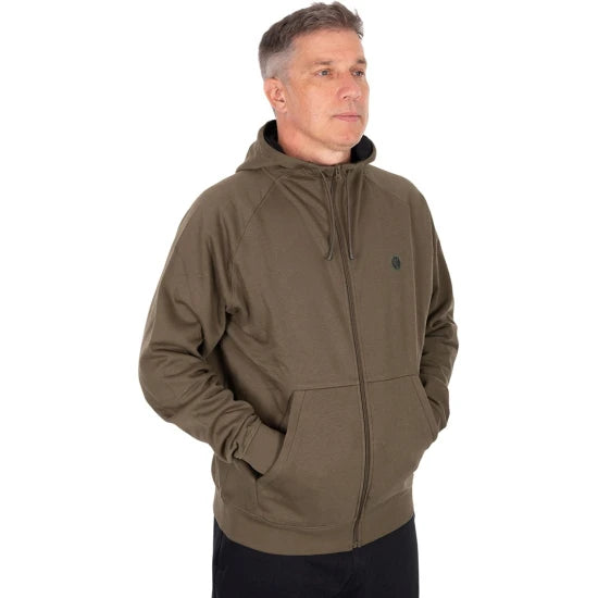 Hanorac Fox Collection Zipped Hoody, Green, Masura L