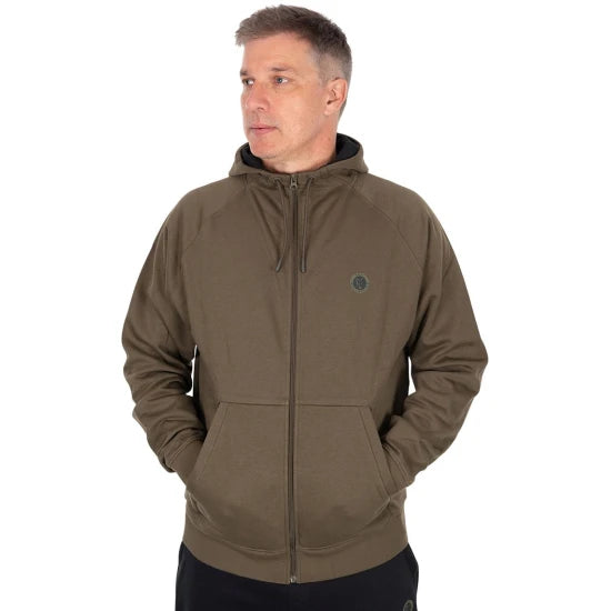 Hanorac Fox Collection Zipped Hoody, Green, Masura Xxl
