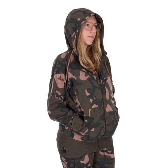 Hanorac Fox Womens Zipped Camo Hoodie, Marime M