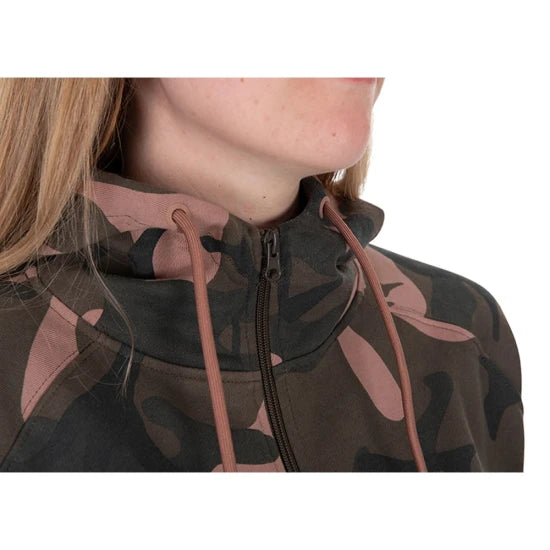 Hanorac Fox Womens Zipped Camo Hoodie, Marime S