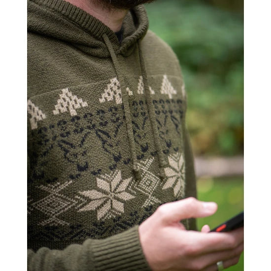 Hanorac Fox Xmas Hoodie, Masura L