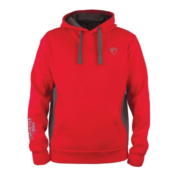 Hanorac Fox Rage Red/Grey Ribbed Hoody Mas. XL