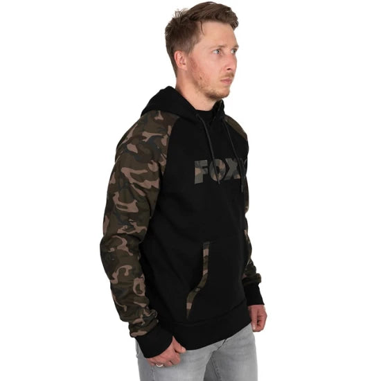 Hanorac Fox Raglan Hoody Black/camo Xxl