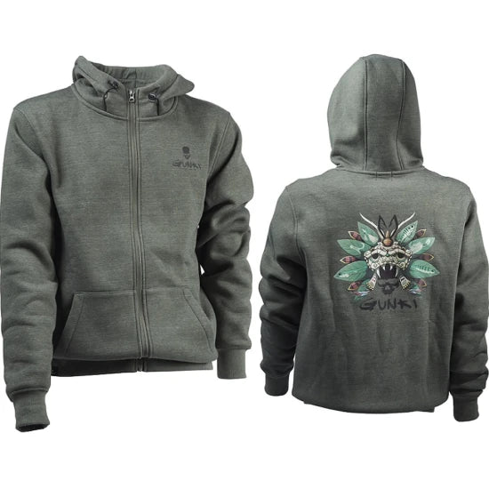Hanorac Gunki Chief Khaki Zip Sweat, Marime M