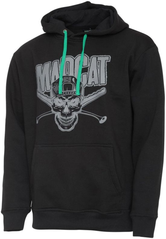 Hanorac MADCAT Skull Hoodie, Black, Marimea XXL