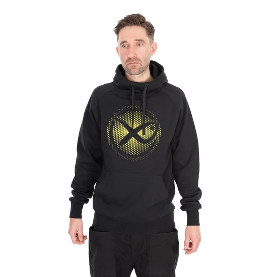 Hanorac Matrix Large Fade Logo Hoody, Black/lime, Marime L