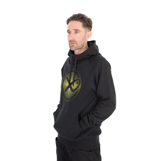 Hanorac Matrix Large Fade Logo Hoody, Black/lime, Marime L