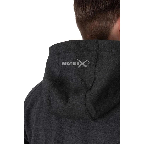 Hanorac Matrix Zipped Hoody, Charcoal Marl, Marime M