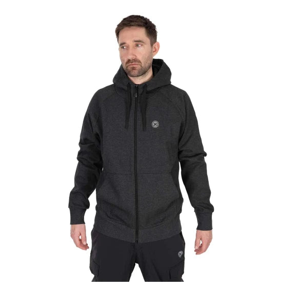 Hanorac Matrix Zipped Hoody, Charcoal Marl, Marime S