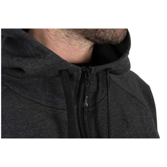 Hanorac Matrix Zipped Hoody, Charcoal Marl, Marime S