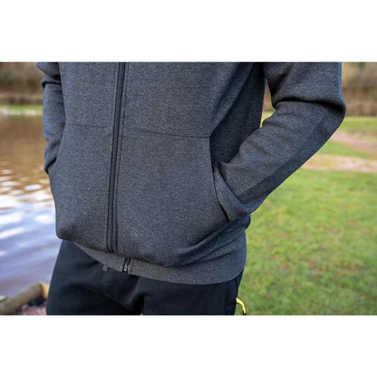 Hanorac Matrix Zipped Hoody, Charcoal Marl, Marime S