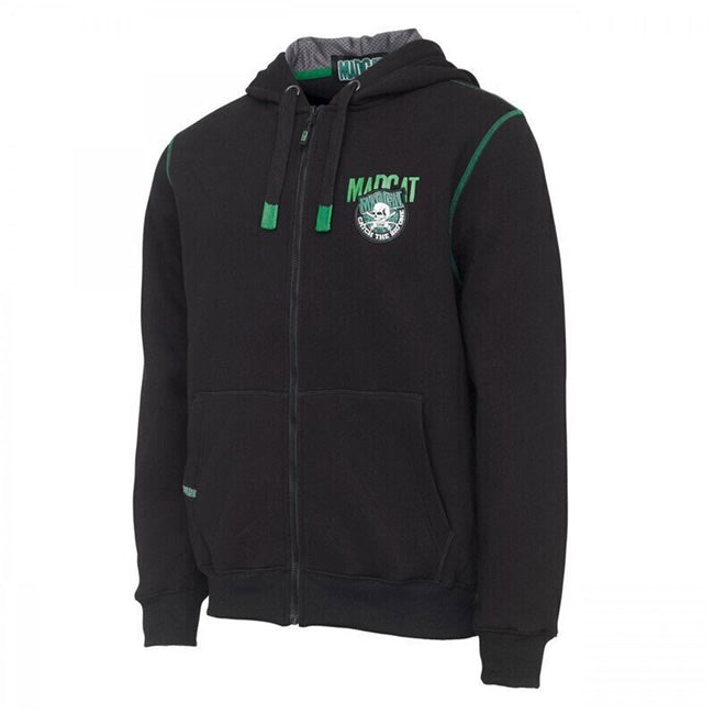 Hanorac Madcat Badge Logo Zip Black Caviar L