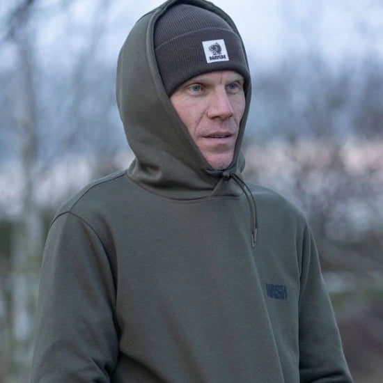 Hanorac Nash Make It Happen Carp Logo Hoodie Green, Marime L