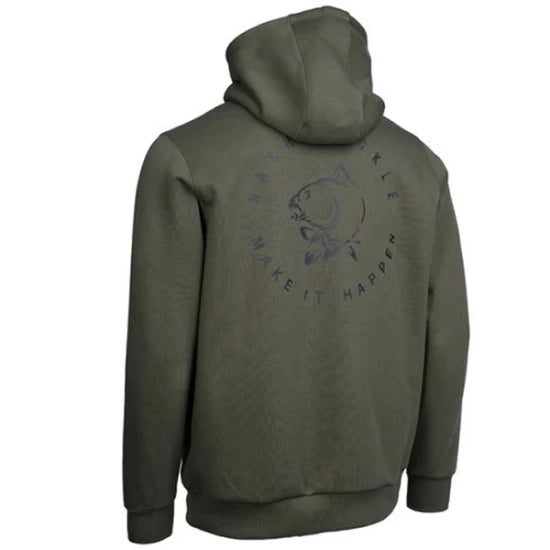 Hanorac Nash Make It Happen Carp Logo Hoodie Green, Marime S