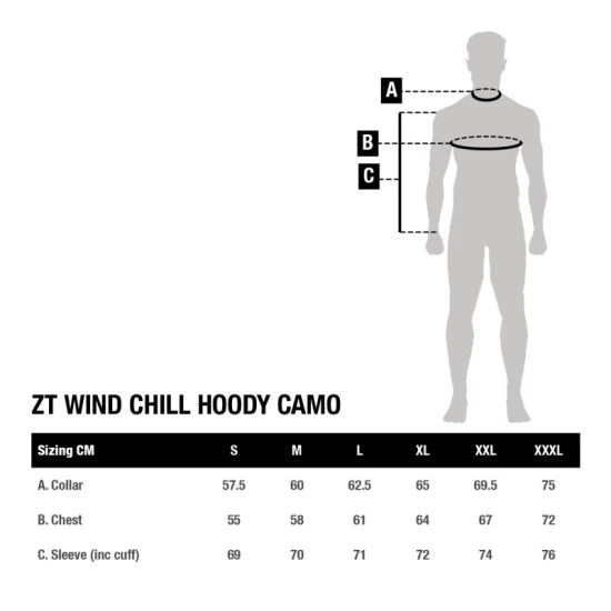 Hanorac Nash Zt Wind Chill Hoody Camo, Marime M