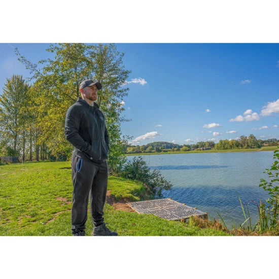 Hanorac Preston Core Collection Zip Hoodie, Black, Marimea 4xl