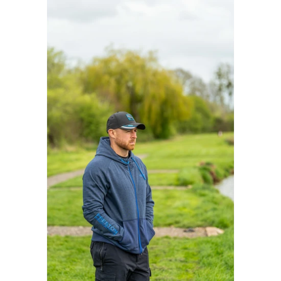 Hanorac Preston Navy Tide Zip Hoodie, Marimea L