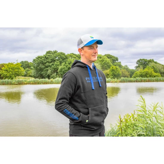 Hanorac Preston Black Hoodie, Marimea S