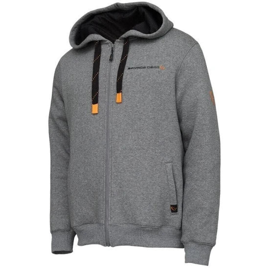 Hanorac Savage Gear Hoodie Classic Zip Hoodie, Grey Melange, Marime S