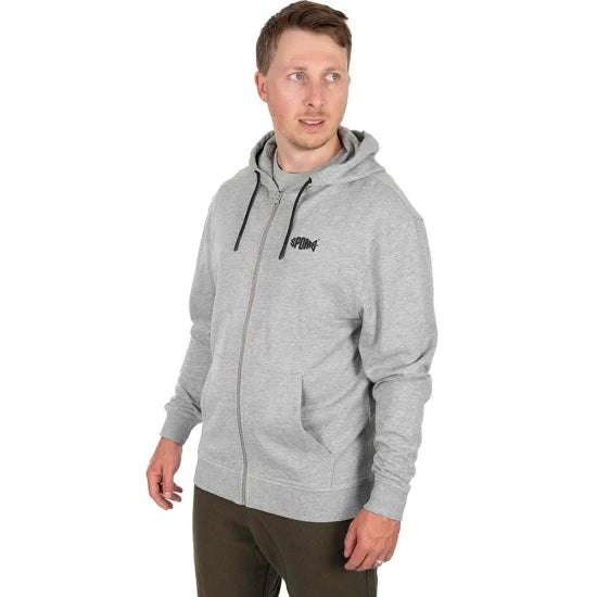 Hanorac Spomb Grey Hoodie Full Zip, Marime L