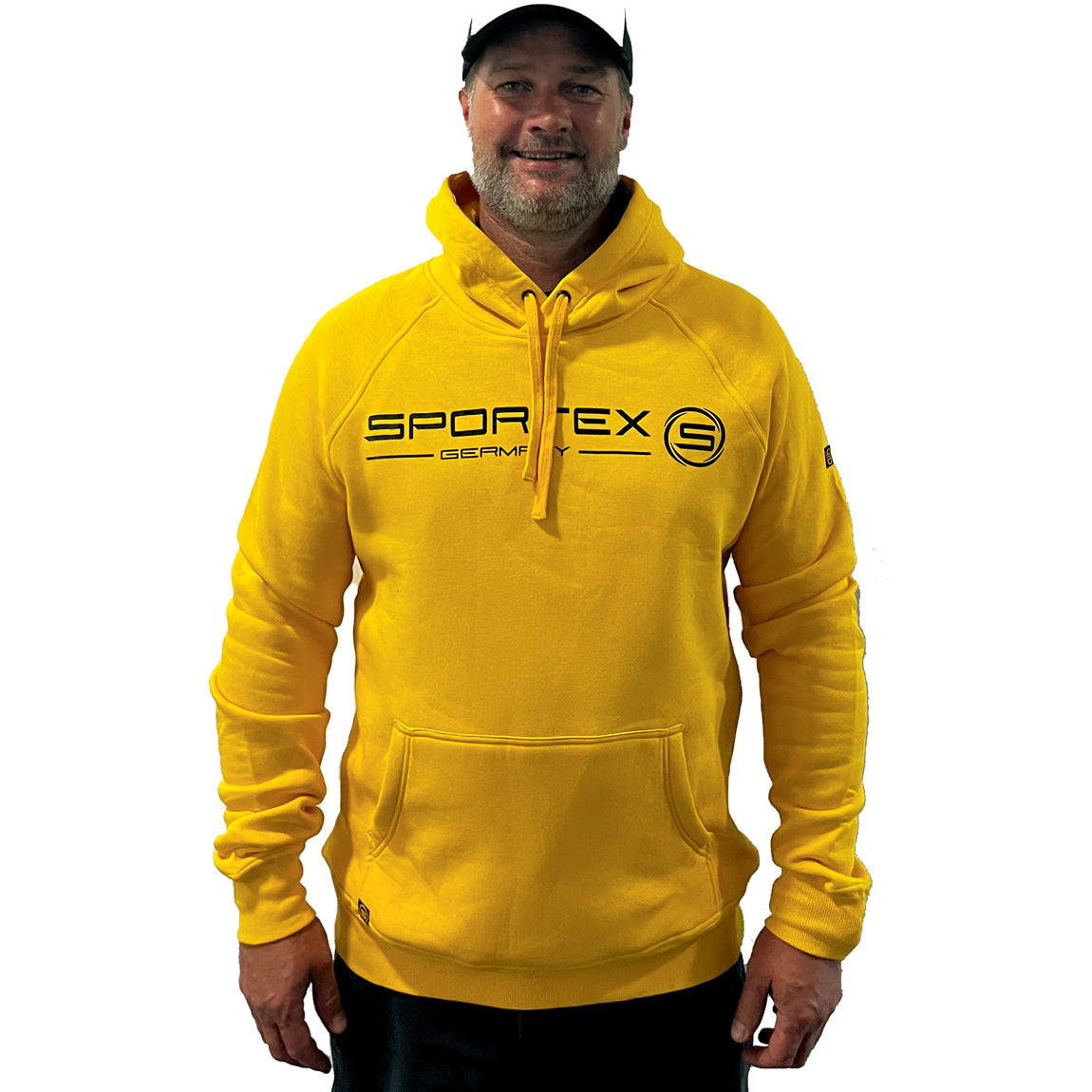 Hanorac Sportex Hoodie Yellow, Marime L