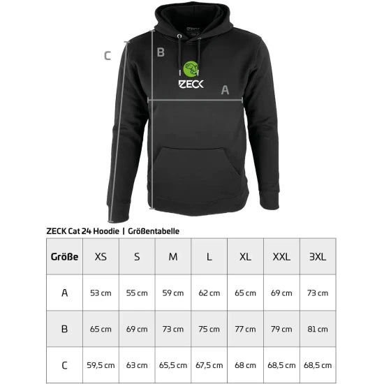 Hanorac Zeck Catfish Hoodie Black, Marime Xl