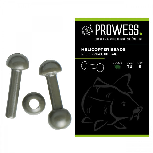 Helicopter Beads Prowess  Kaki 5buc/pac