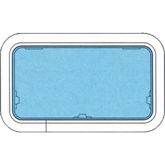 Hublou Marin Lewmar Portlights G.5 Luke Rauchgrau Innenrahmen, 26.4x44.9cm, 1buc/pac