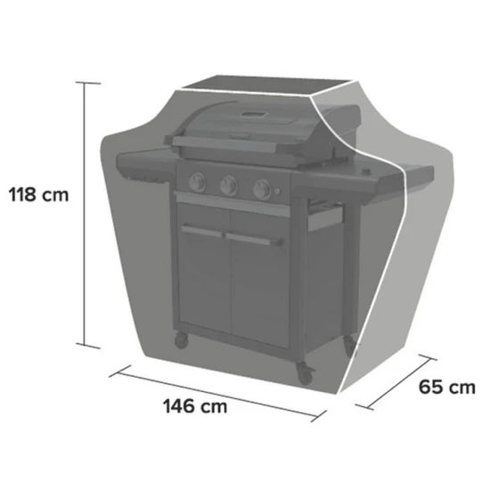 Husa Campingaz Classic L Pentru Gratarele Seria 3 146 X 65 X 118 Cm