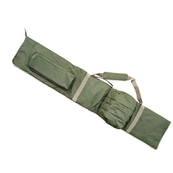 Husa Crap FL Capacitate 4 Lansete + 4 Mulinete  208 cm CAMUFLAJ (Real Tree)