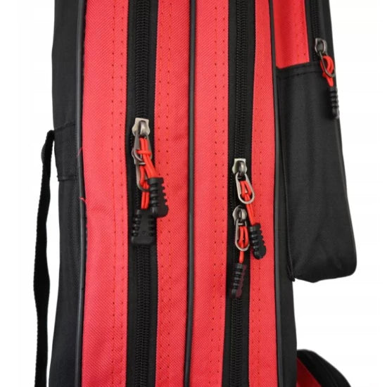 Husa Germina, 2 Compartimente, Red Black, 160cm